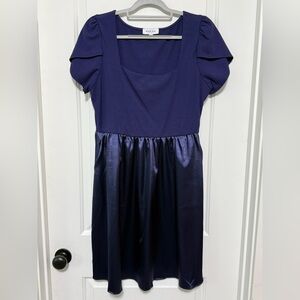 Gilli Navy Blue Mini Dress with Pockets